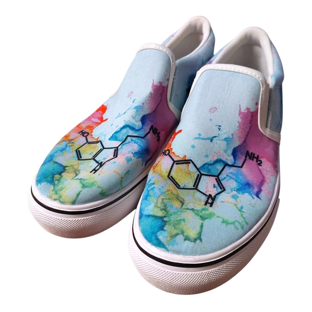 Unisex New W/O Tags GrooveBags Custom Hardsole Seratonin Shoes - Picture 2 of 7